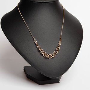 Micheal Kors Circle Chain Link Necklace Gold